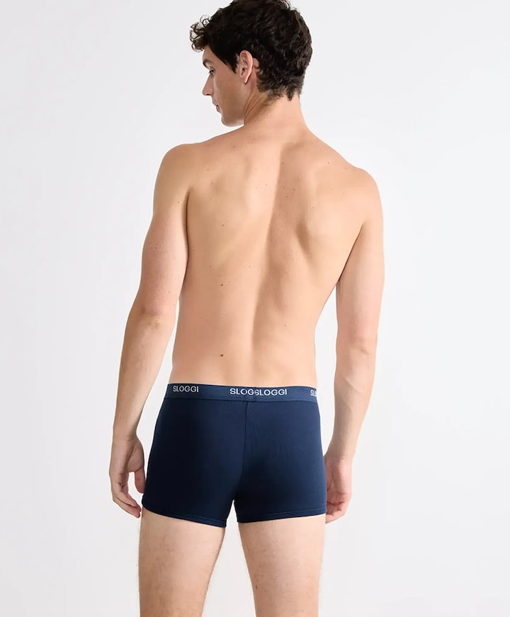 Heren boxershort blauw