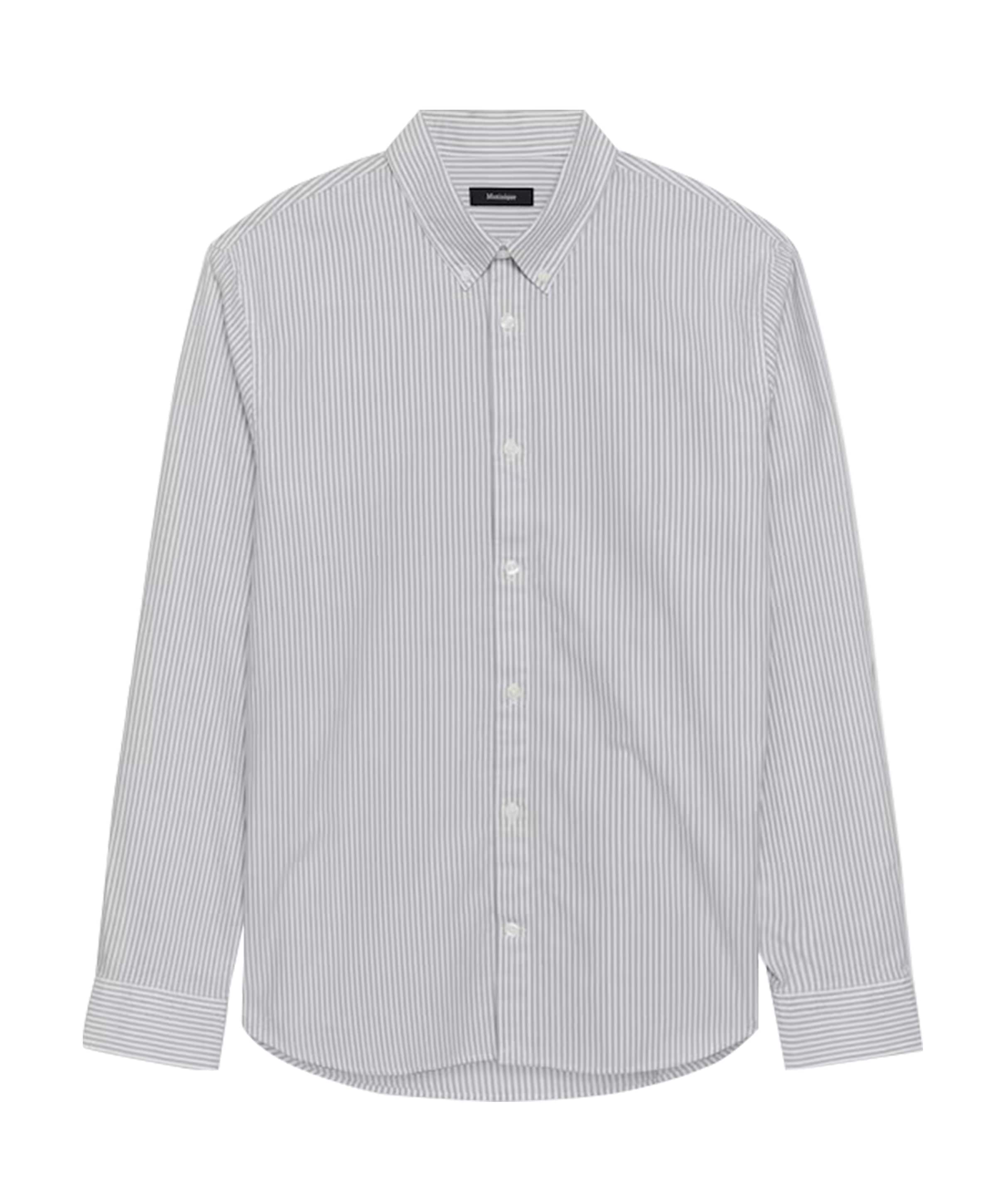 Heren overhemd lange mouw groen