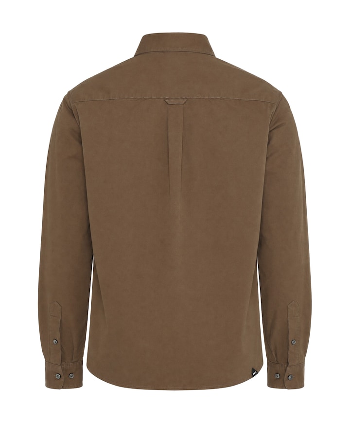 Heren overshirt bruin