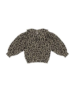 Meisjes sweater bruin