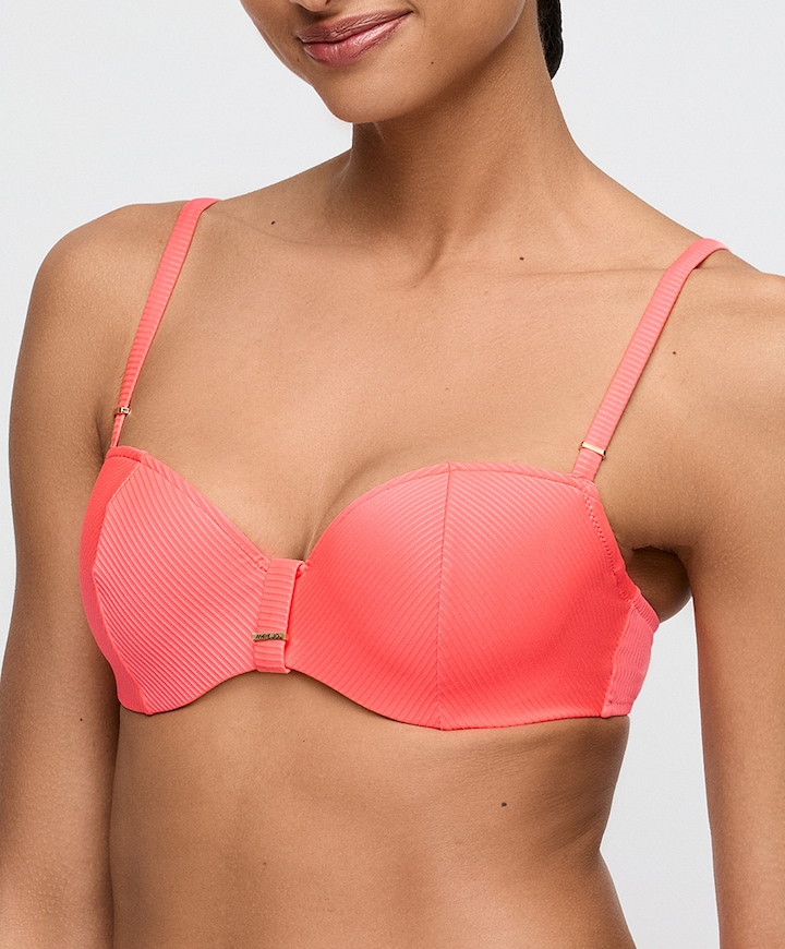 Dames bikinitop oranje