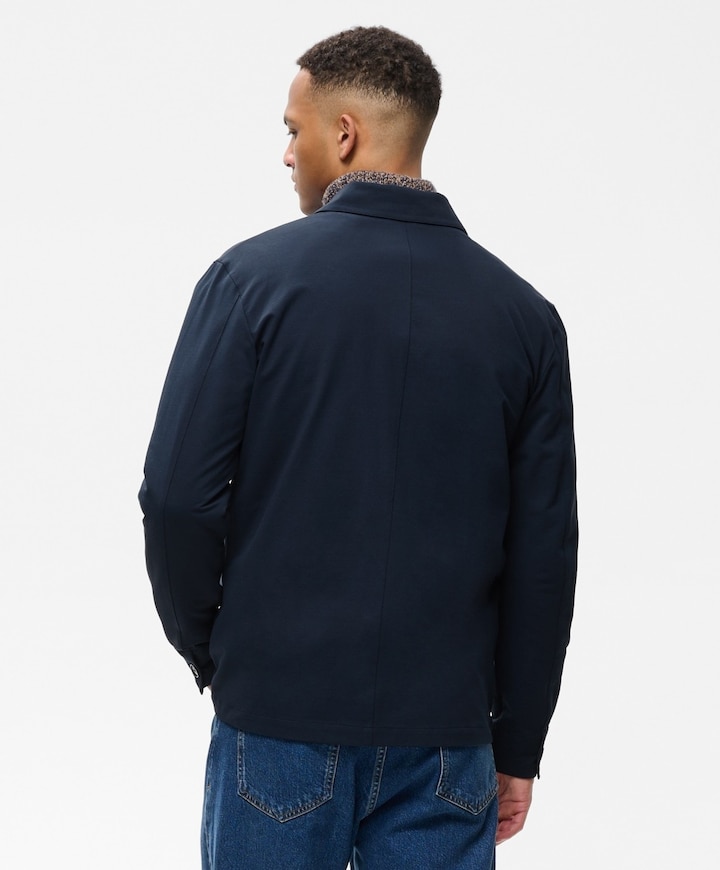 Heren overshirt blauw