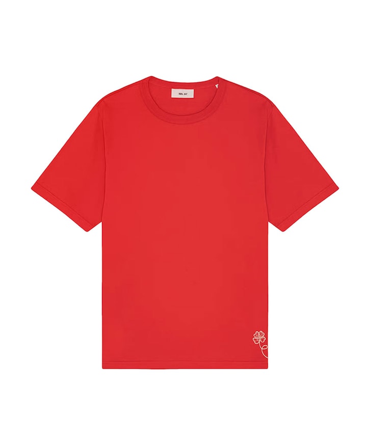Heren T-shirt rood