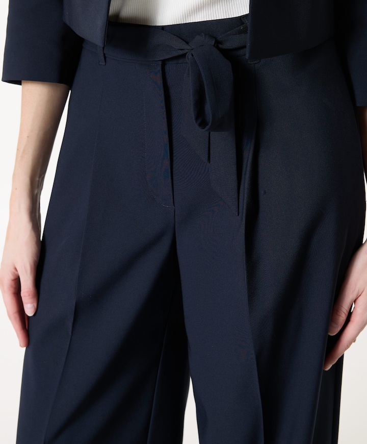 dames pantalon blauw