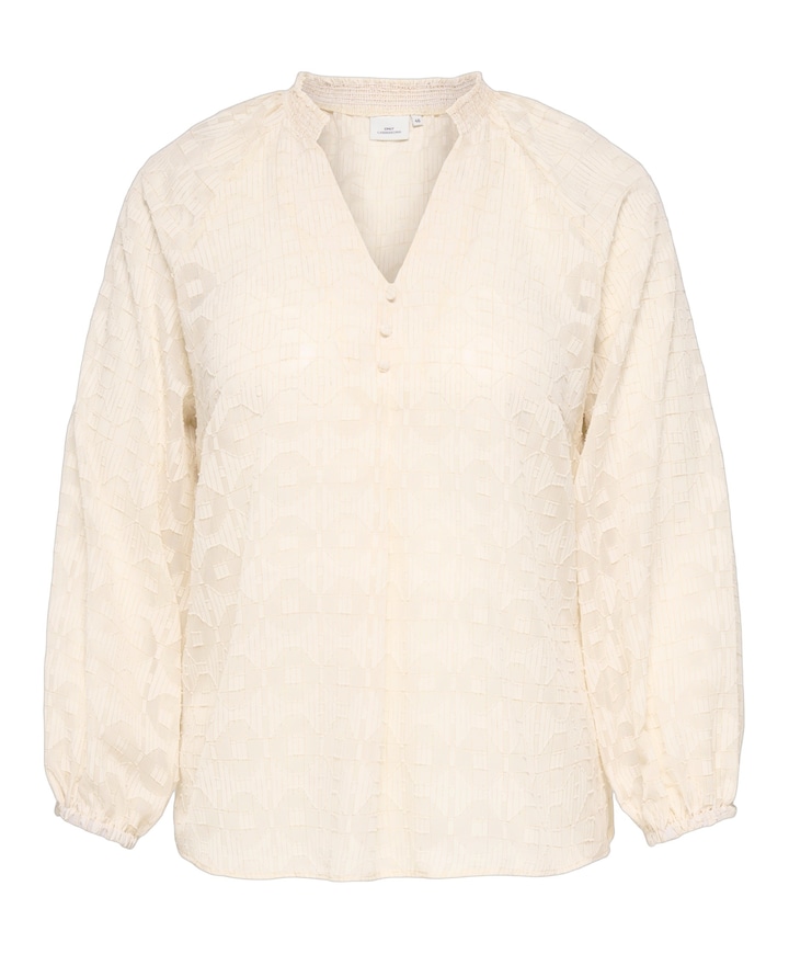 Dames blouse beige