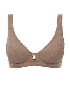 Dames bikinitop bruin