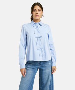 Dames blouse blauw