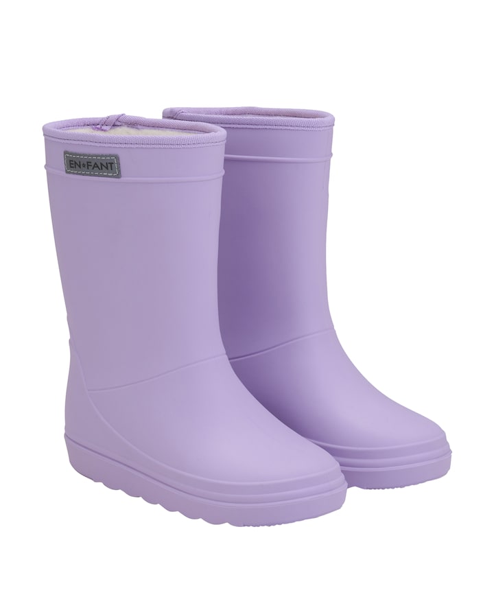 Thermo Boots Solid regenlaarzen  paars