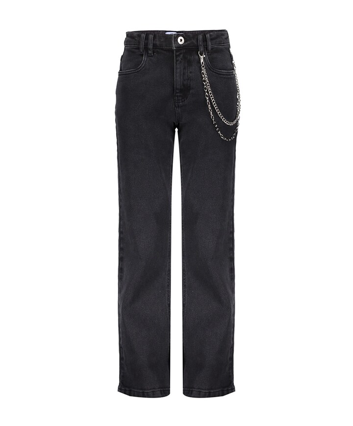 Frankie Straight Leg-Western Yoke jeans zwart
