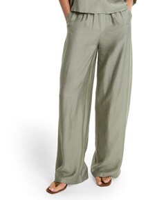 IRREGULAR WIDE LEG dames broek groen