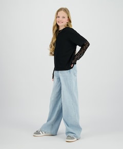 Meisjes longsleeve zwart