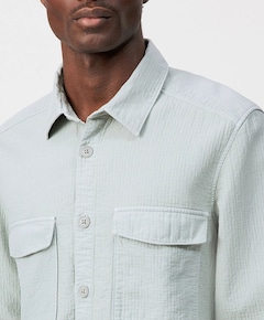 Heren overshirt groen