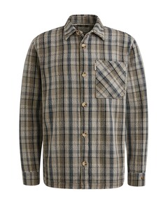 Heren overshirt blauw