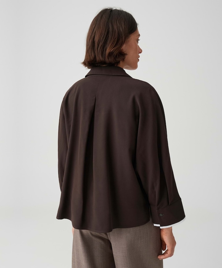 Dames blouse bruin