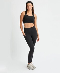 Flattering High Waist Tights dames tight zwart