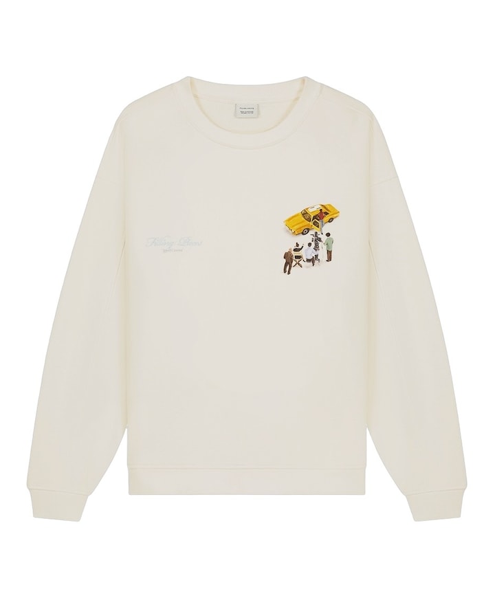 Heren sweater wit