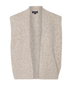 Dames gilet beige