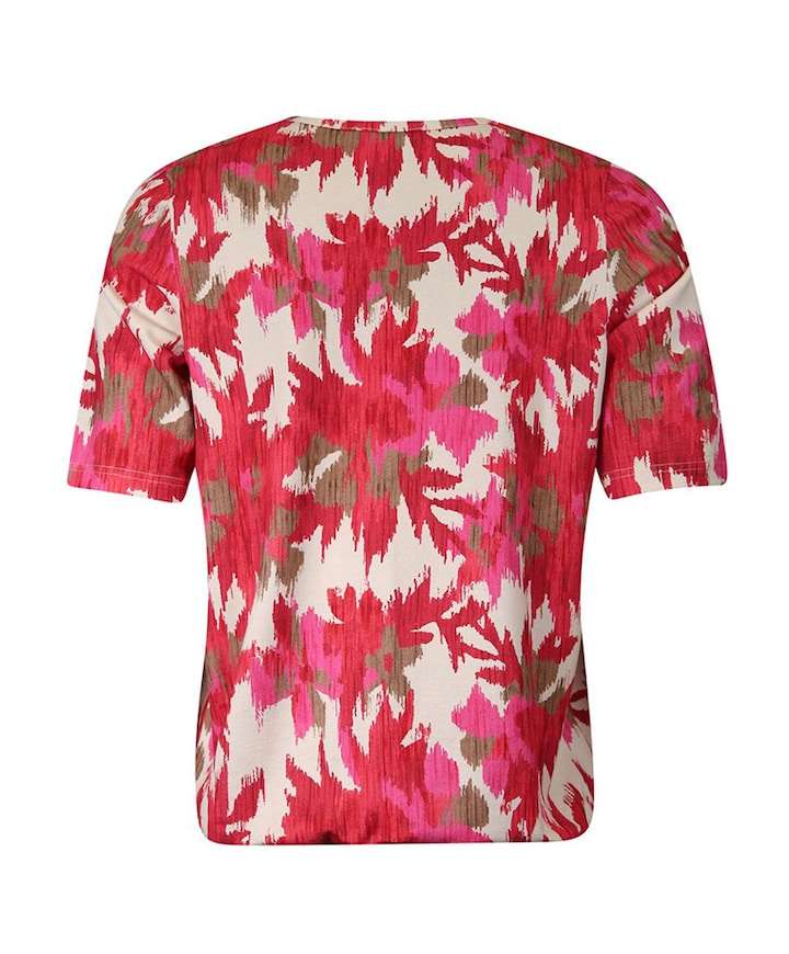 Dames t-shirt bordeaux