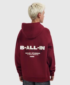Jongens hoodie bordeaux