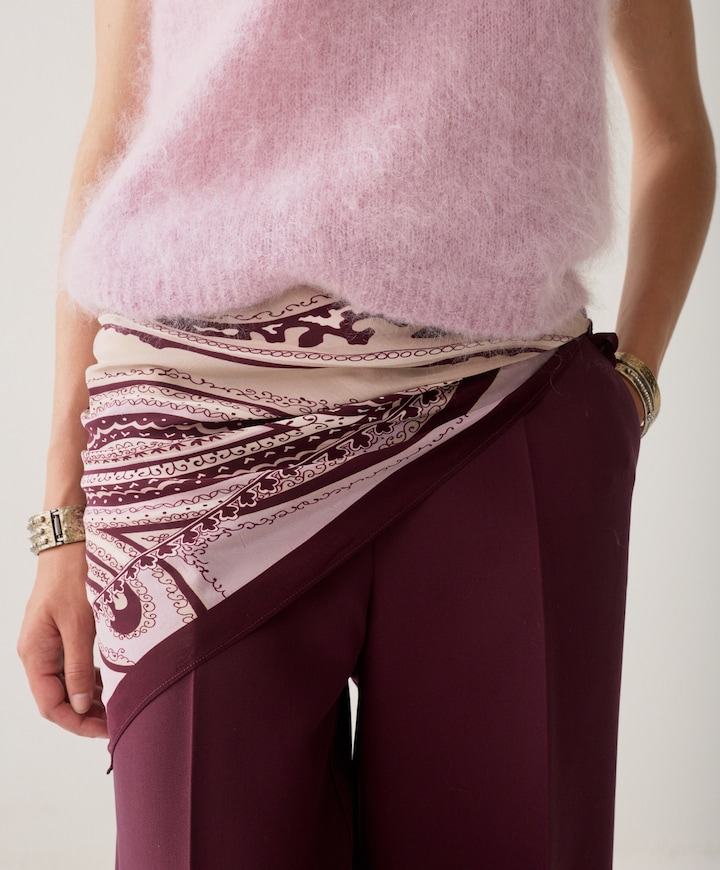 Dames sjaal roze