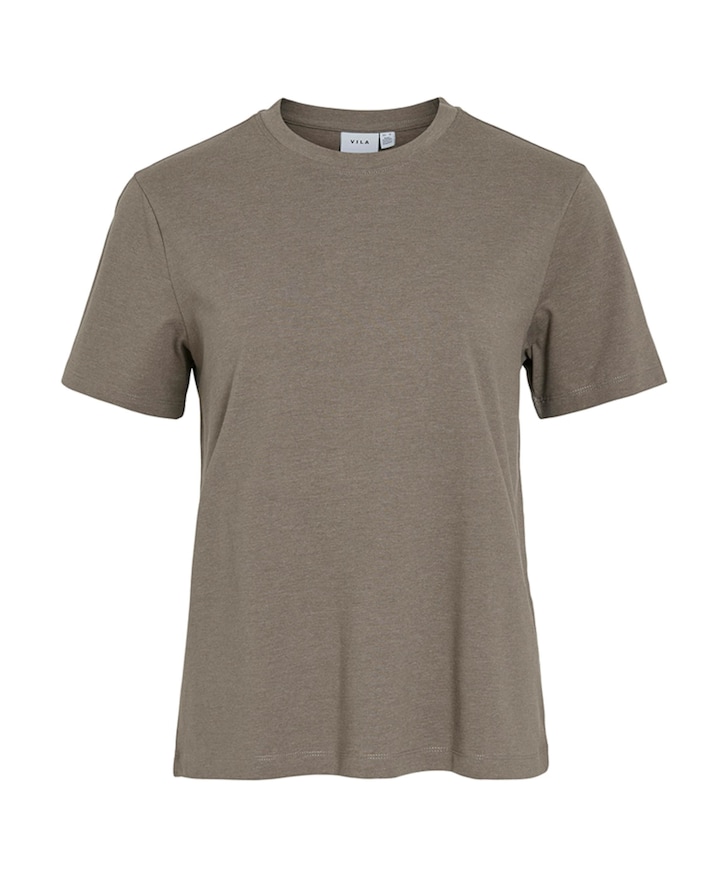 Dames T-shirt bruin