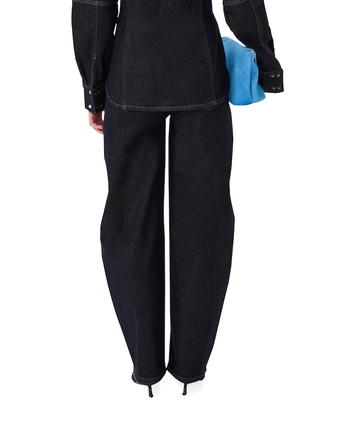 GZmae HW barrel dames jeans blauw