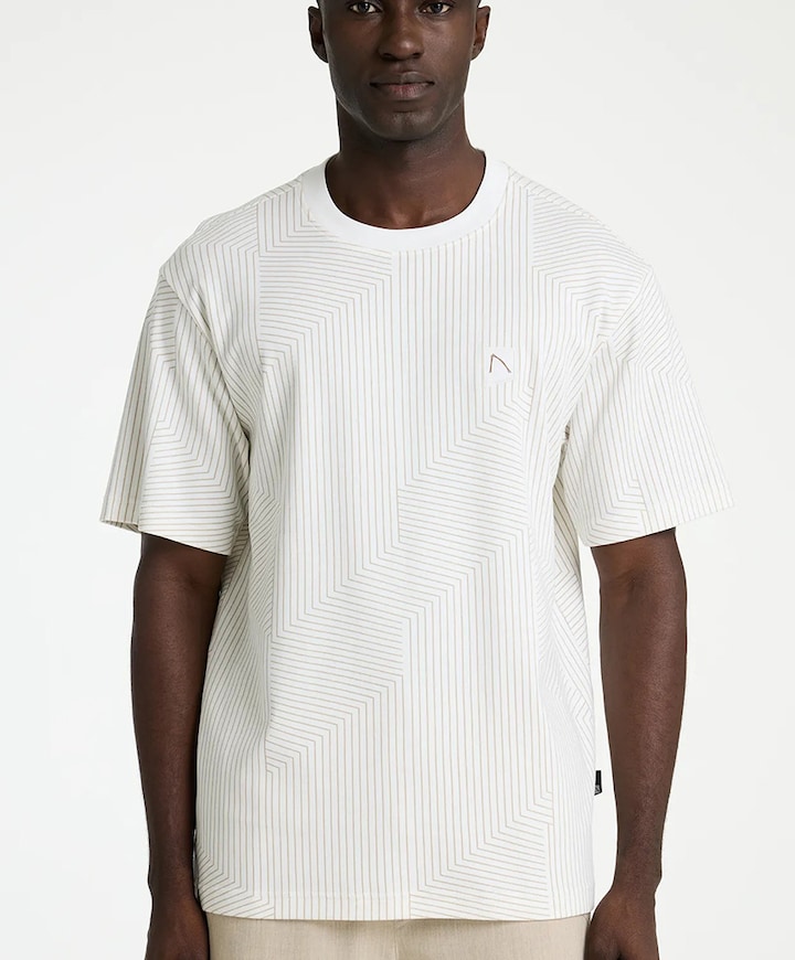 Heren T-shirt ecru