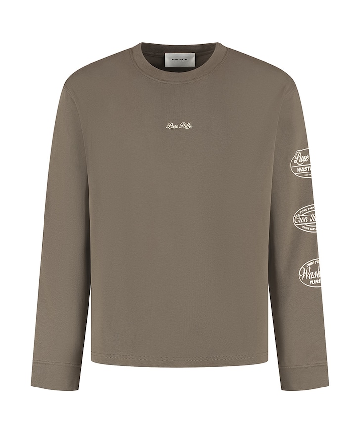Longsleeve bruin