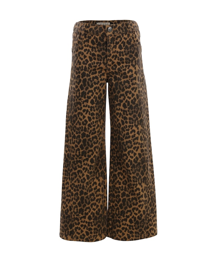 Little leopard jeans meisjes jeans bruin