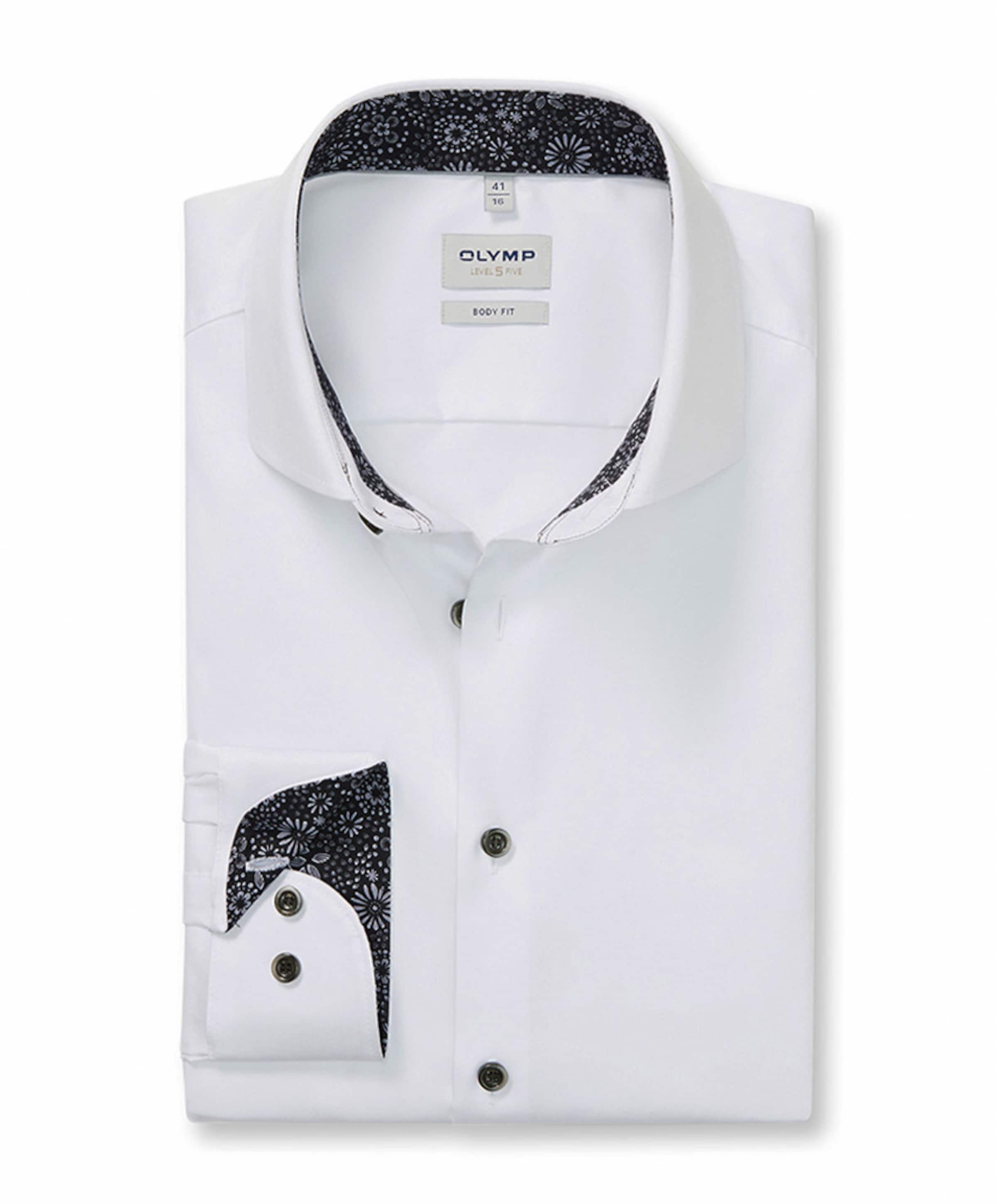 Overhemd lange mouw wit