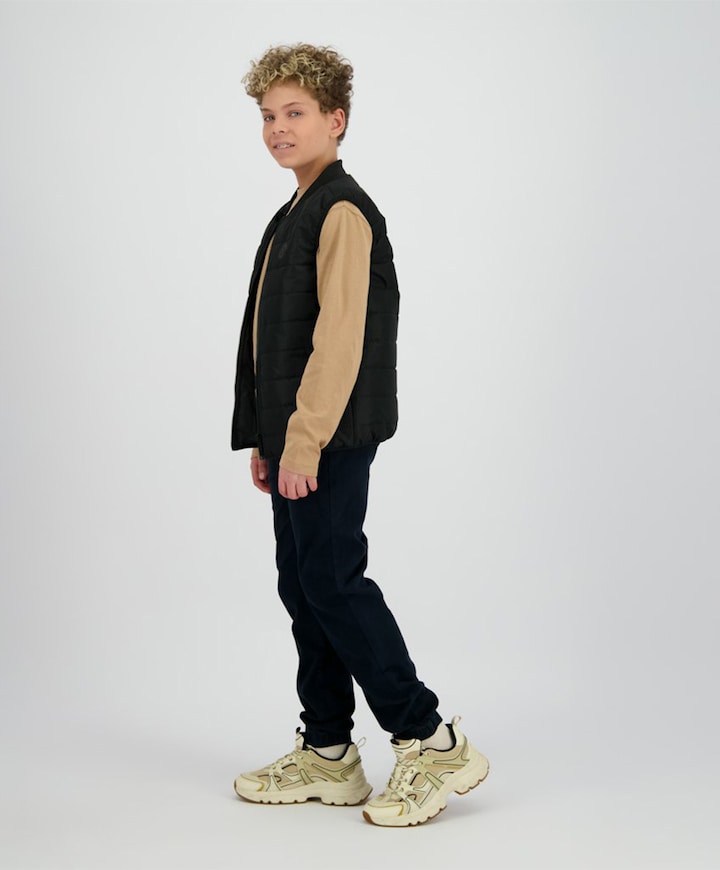 Jongens bodywarmer zwart