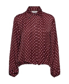 Dames blouse bordeaux