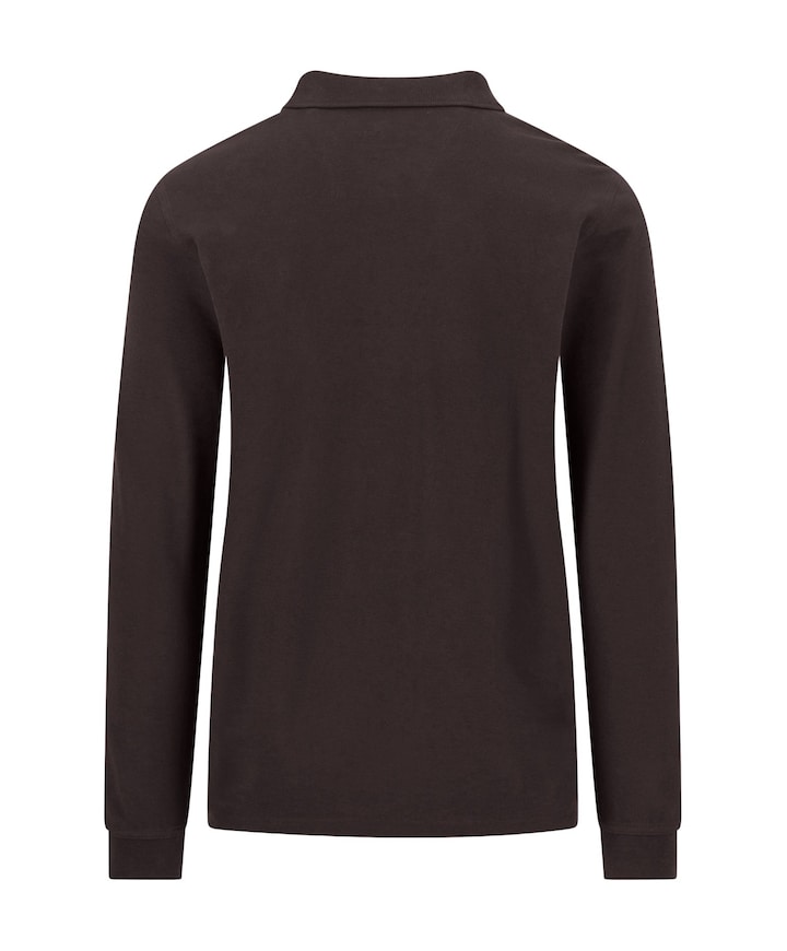 Heren polo bruin