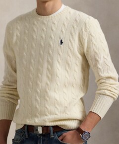 Heren trui ecru