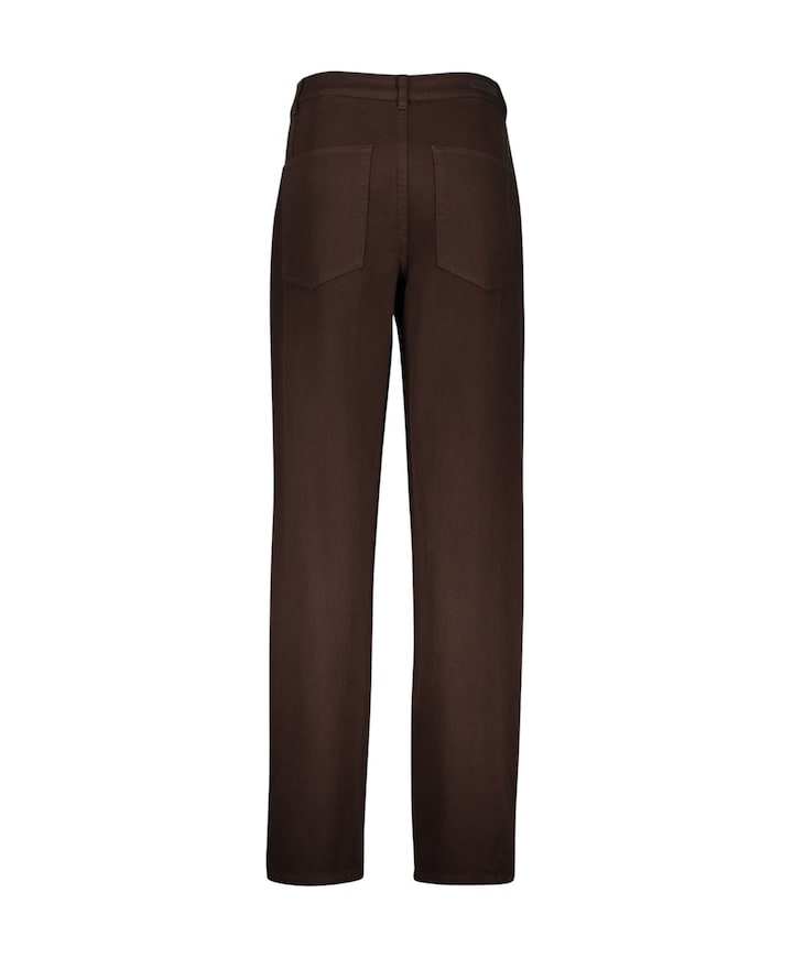 Balloon + snaps dames jeans bruin