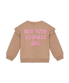 Meisjes sweater beige