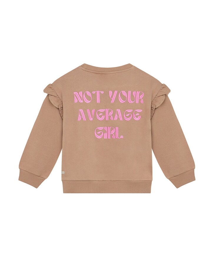 Meisjes sweater beige