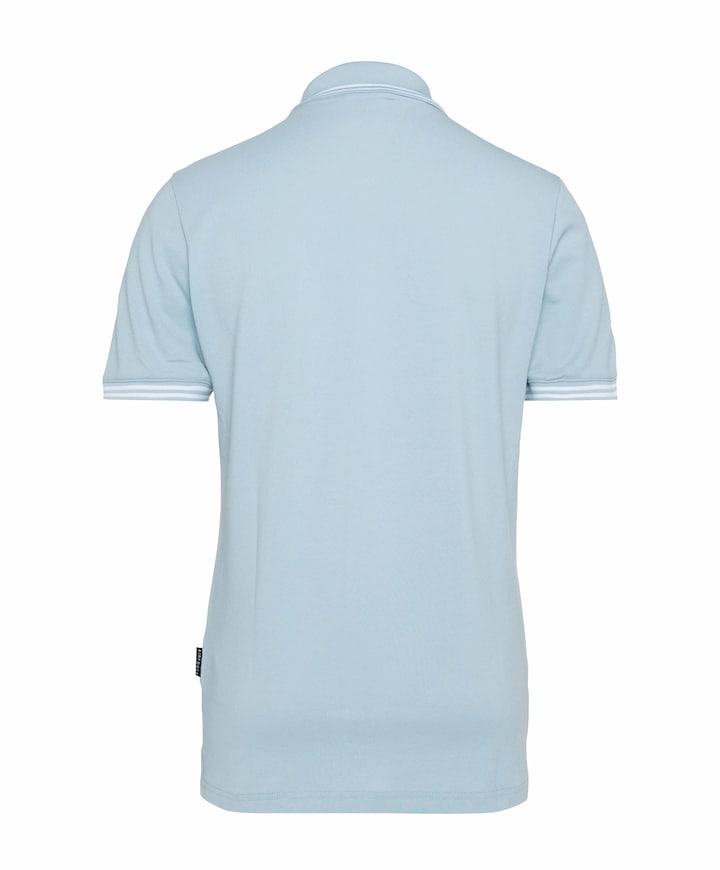 Heren polo blauw