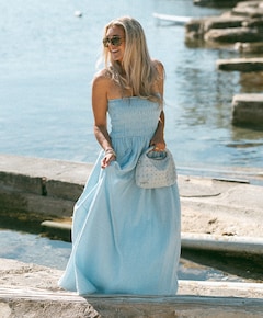 Dames jurk blauw