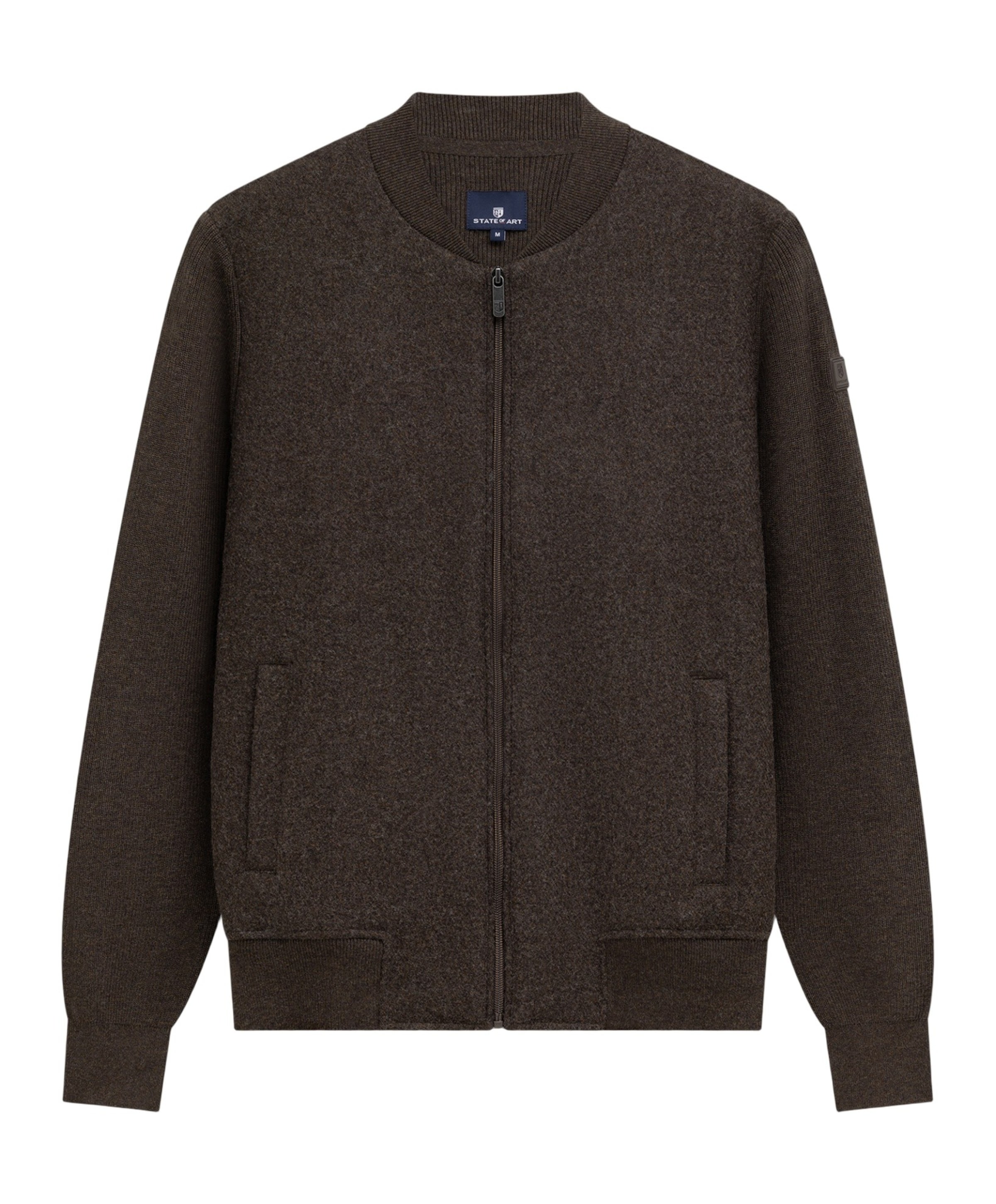 Heren vest bruin