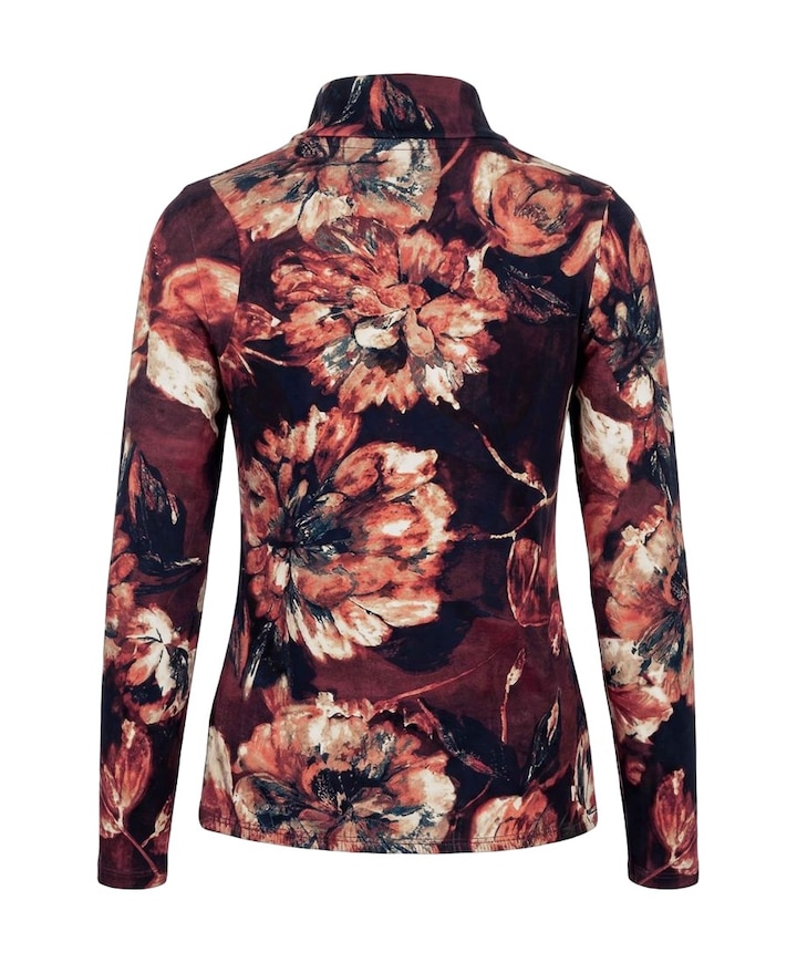 Dames longsleeve rood