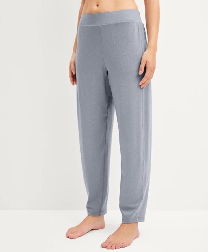 Dames pyjamabroek grijs
