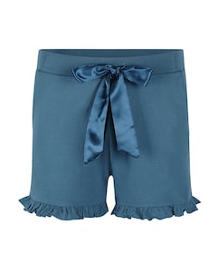 Dames pyjamashort blauw