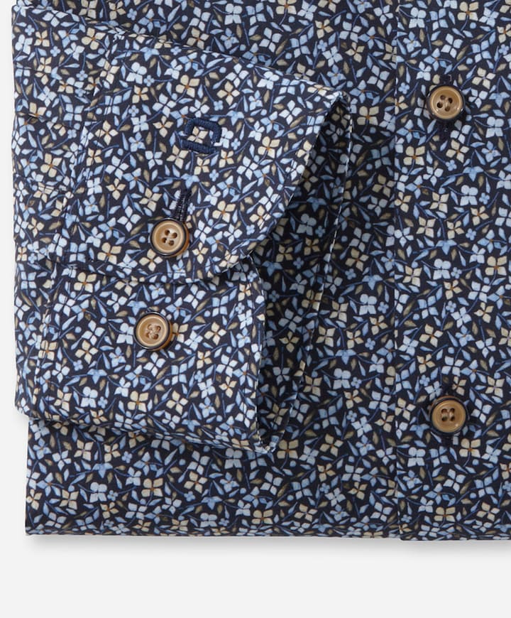 Overhemd lange mouw blauw