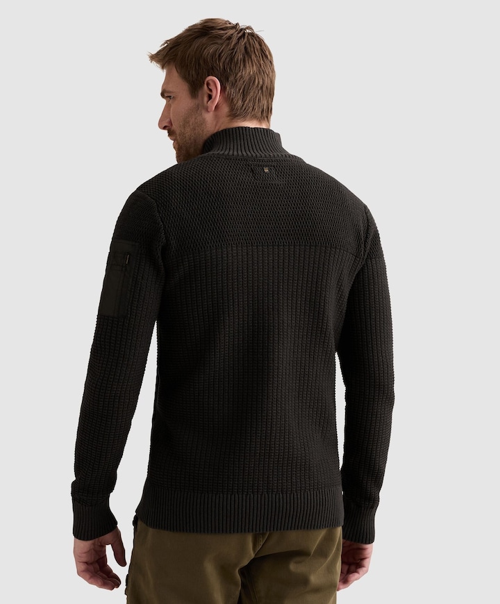 Heren vest grijs