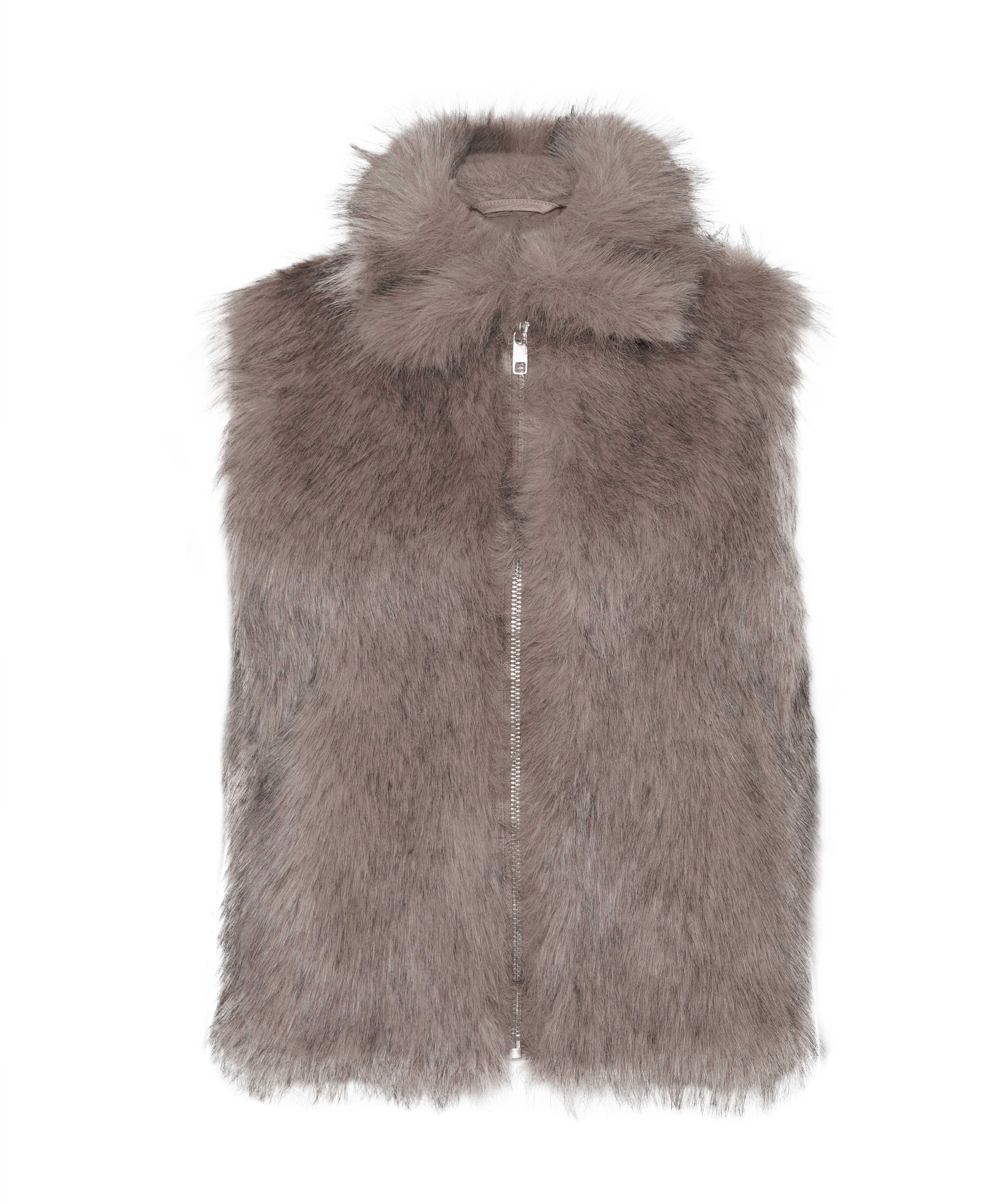 Dames gilet bruin
