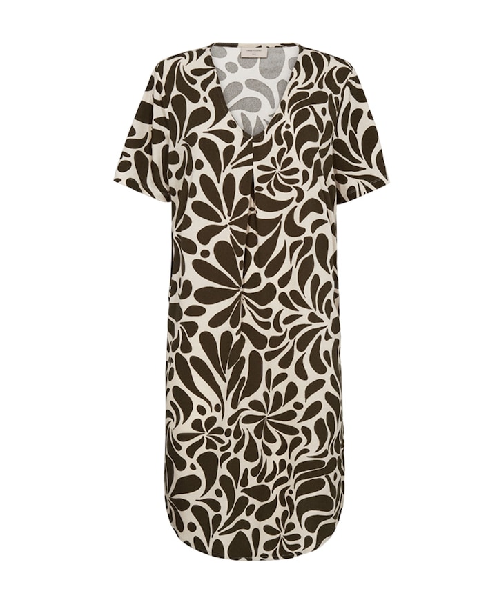 Dames jurk beige