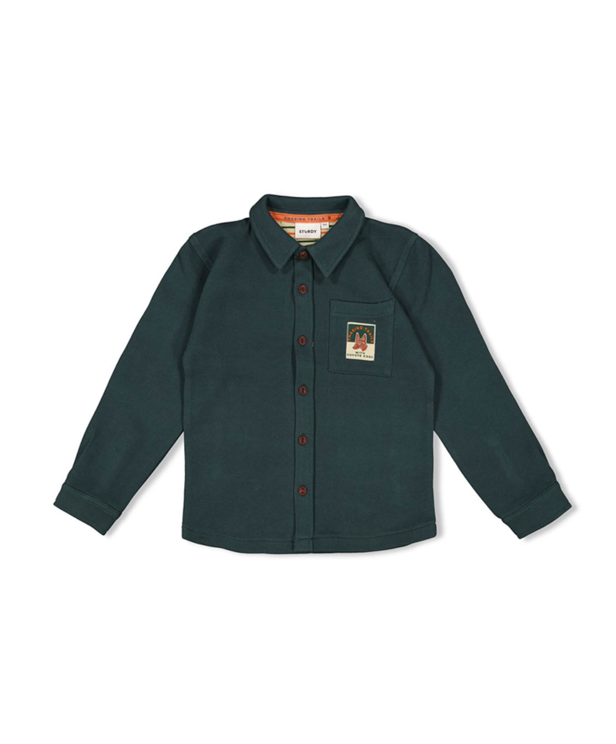 Overhemd lange mouw blauw