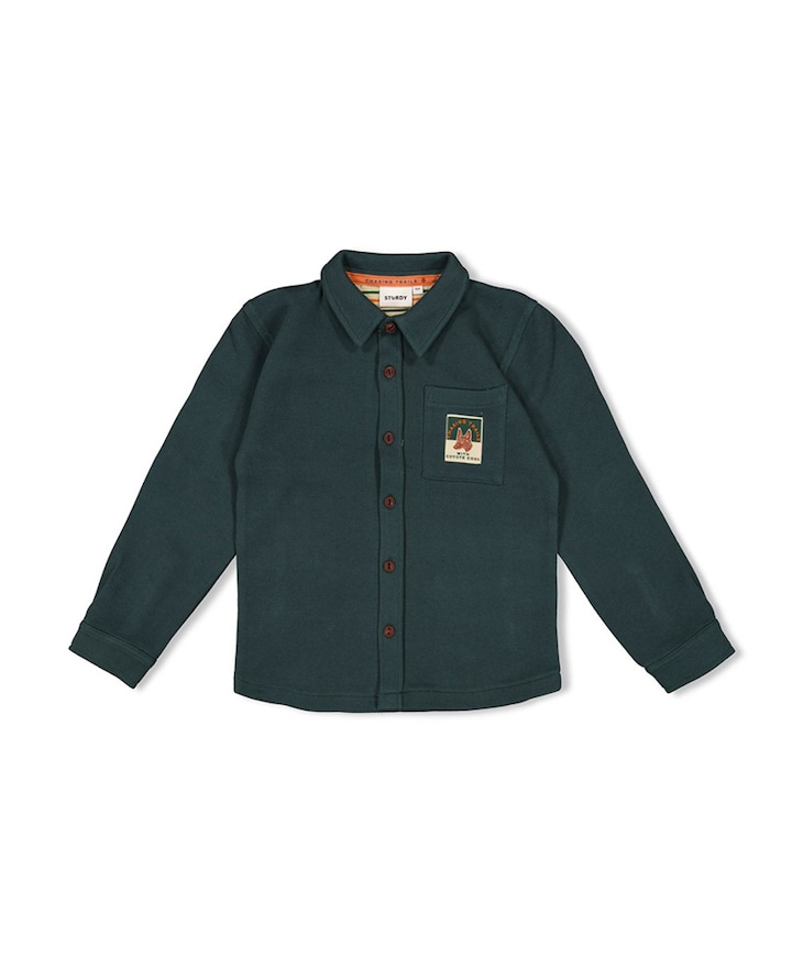 Overhemd lange mouw blauw