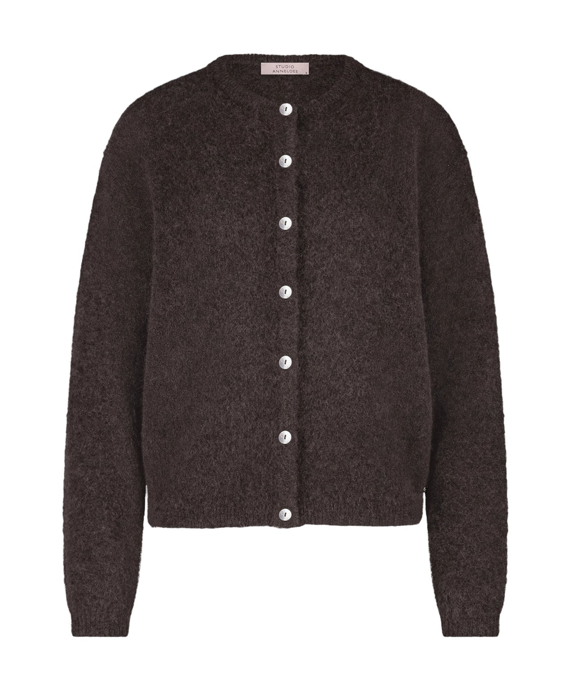 Dames vest bruin
